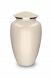 Urna funerária 'Elegance' branco com efeito decorativo perolado