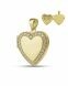 Pingente de freixo 14k. ouro amarelo