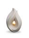 Urna portavelas Flame of Memory - areia branca