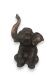 Urna funerária de elefante em bronze