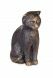 Estátua comemorativa de gato – 3D, independente, com encaixe na parte inferior