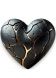 LEGEND Fractured Heart - Urna funerária de bronze feita à mão
