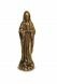 Estátua comemorativa de Maria com mãos postas em bronze