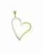 Pingente memorial 14k ouro bicolor