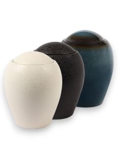Urna para cinzas de cerâmica acessível em várias cores - PROMOÇÃO