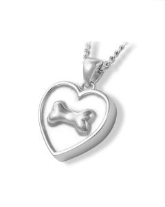 Joyería para ceniza en plata (925) huella