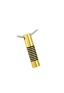 Pingente para cinzas banhado a ouro