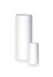 Tubo branco para dispersão de cinzas ou urna dispersora