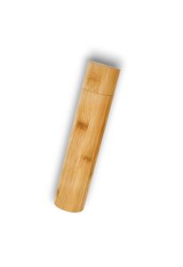 Mini urna para cinzas de bambu biodegradável