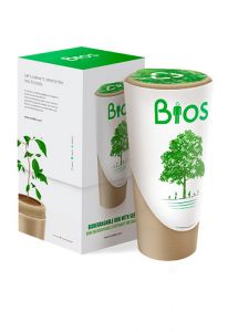Urna para cinzas Bios para árvore