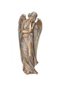 Estátua comemorativa de anjo – 3D, independente, com encaixe na parte inferior