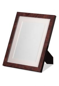 Moldura de madeira com padrão de rebarba de noz 25x20 cm