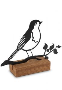Escultura comemorativa com urna para cinzas "Pisco-de-peito-ruivo"
