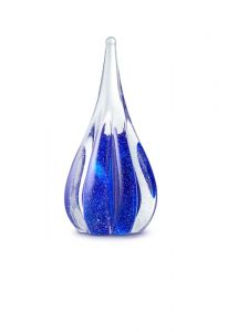 Mini urna para cinzas de vidro de cristal