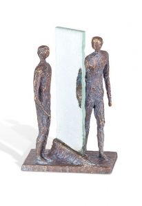 Escultura funerária Separação – decoração de túmulo – 3D, independente, com encaixe na parte inferior