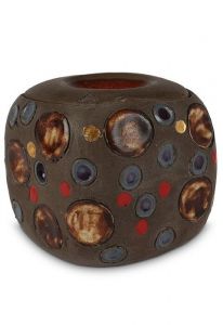 Mini urna funerária feita à mão 'Nibiru'