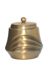 Miniurna funeraria bronce