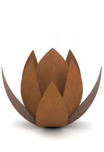 Urna funerária para adultos em aço corten