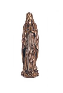 Estátua comemorativa de Maria com mãos postas – 3D, independente, com encaixe na parte inferior