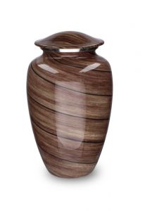 Urna funerária 'Elegance' com efeito madeira