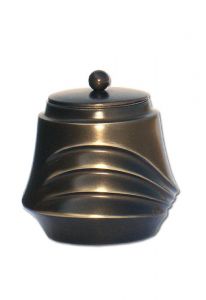 Miniurna funeraria bronce antigÜedad