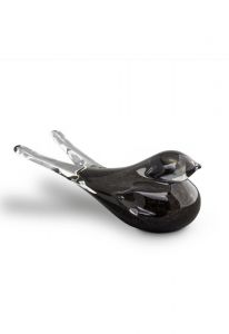 Mini urna cinzas de vidro de cristal
