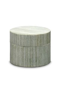 Mini urna funerária (folheada)