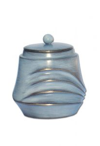 Miniurna funeraria bronce gris-azul