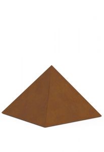 Urna funerária para adultos em aço corten
