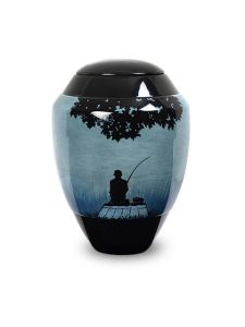 Urna funerária em fibra de vidro 'Pescador'