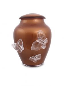 Urna para cinzas de cremação de vidro de cristal