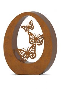 Urna para cinzas de adulto em aço corten (companheiro)