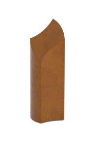 Urna para cinzas de adulto em aço corten (companheiro)
