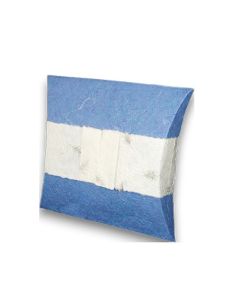 Urna funerária biodegradável para dispersão das cinzas no mar - azul