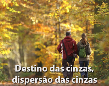 Dispersão das cinzas sobre a água ou enterrar as cinzas